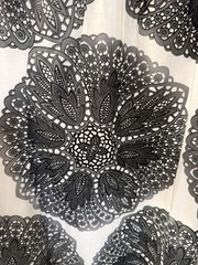 Dranella Silk Lace Occasion Dress Black White BNWT UK 10-12 EU38