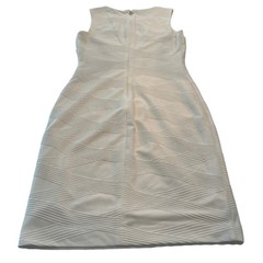 M1-37 TOMMY HILFIGER Women&rsquo;s Mini Dress Textural White Size 2