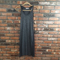 Rag & Bone Clara Ribbed Marled Knit Midi Tank Dress Minimalist Summer Women&rsquo;s S
