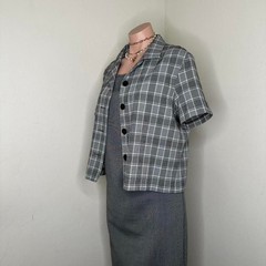 Gray Cottage Vintage Maxi Dress Set Size 10