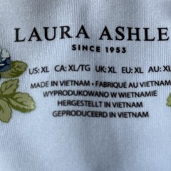 Laura Ashley White Solid Scoop Neck Pleated Fit & Flare Strappy Dress XL