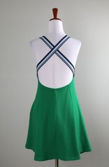 ANTHROPOLOGIE NWT $88 Daily Practice Criss Cross Back Swing Dress Size XS
