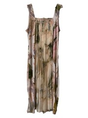 Simply Vera / Vera Wang Woman&rsquo;s XS Floral Print Stretch Pleated Dress