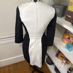 Kate Spade Tillie Shift Dress Two Tone SIZE 2 Black & White Old Money 33B 26W