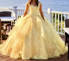 Morilee Quinceeanera Dress Yellow