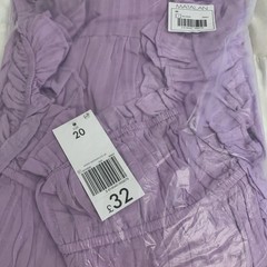 Papaya Lilac Elastic Bondice Dress Size 20