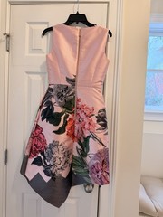Ted Baker London Joyclyn Palace Gardens Asymmetric Dress UK Size 1