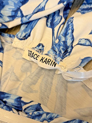 Grace Karin Womens Maxi Dress Large Tropical Print Stretch Pockets Ruffle Resort