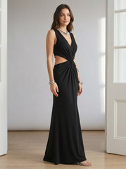 Ethereal Ever-Bound Cutout Maxi Dress