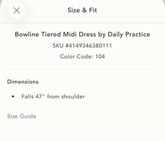 DAILY PRACTICE By Anthropologie Bowline Midi Dress LARGE-NEW Mauve