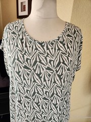GREEN MIX MAXI SUMMER DRESS M&S SIZE 20 HOLIDAY