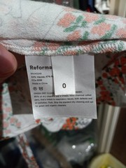 ** REFORMATION Coconut Cut out mini Dress, Sz 0. Halter neck, wrap-style. Nymph