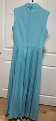 Vtg handmade Long cocktail/dinner Formal dress w/a retail belt Empire Waist