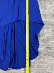 Sauci Dress Womens Small Black Blue Long Maxi Polyester Blend Casual