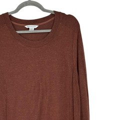 Women’s Athleta Large Rust Colored Modal/Polyester/Lycra Spandex “Balance Dress”
