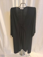 Flounce London Size 12 womens Cover Up Black Made In United Kingdom New