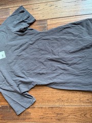 H&M Women’s Short-Sleeve Crew Tee dress in Charcoal Gray