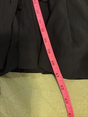 Lululemon Perfectly Poised Black Button Up Tie Dress Size 12
