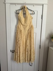 Anthropologie Dress XL – Extro&Vert Mila Halter Midi Dress