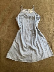 Wallflower Denim Dress Size Small Sleeveless New with Tags Button On Back
