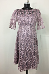 TIFFANY ROSE Maternity &lsquo;Asha&rsquo; Lace Dress in Lilac UK Size 6-8 New With Tags