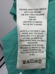Anthropologie One-Shoulder Waistless XS Linen Mini Dress Smocked Beachy Coastal