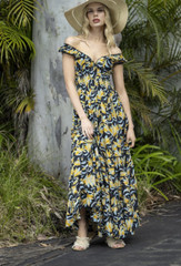 Cienna Carina Rosa Dress S- Gorgeous Bohemian Maxi Dress – Brand New with Tags
