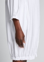 ZERO + MARIA CORNEJO Luca Shift White Cotton Dress Broadcloth 10 Medium NEW