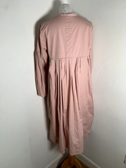 COS shirt tunic shift dress S VGC classic casual balloon sleeve pink modest