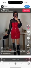 ZARA FW24 COMBINATION STRUCTURED MINI DRESS M Red/Black 8982/155 NWT Christmas