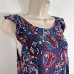 Ann Taylor Loft Shift Dress Women&rsquo;s Small Above Knee Paisley Lightweight Stretch