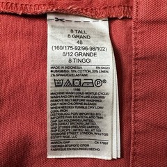 GAP Linen Blend Button-Front Apron Midi Dress, Size 8 Tall