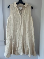 Lilly Pulitzer 100% Linen Ellowyn Linen Dress Women’s Size Medium NWT