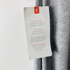 GAP heather gray 4-in-1 trapeze dress asymmetrical hem size XS