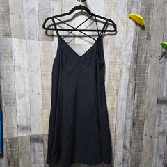 Nightfall by Torrid Black Strappy Shift Mini Dress 00 Medium Goth Punk Emo Alt
