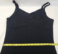 Patagonia Sundress Lg Strap Tank Inner Bra Stretch Orgainic Cotton Spandex Black