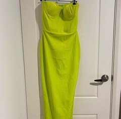 Alex Perry – Keaton – Velvet Strapless Dress – Size 8 – Full Length