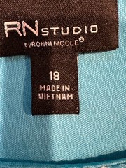 ⭐️RN Studio by Ronni Nicole Lined Dress w/Cold Shoulder Sleeve Women’s Size 18