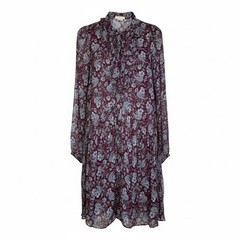 Shoshanna Berkshire Plum Floral Paisley Print Henderson Mini Dress Size 4 Boho