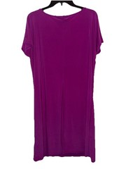 NWOT Antthony Purple Sheath Dress With Gold Studs At Necline Size Large