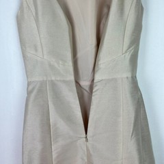 NWT Alfred Sung Dupioni Sleeveless Short Cocktail Dress with Bow Size 2 D626