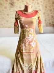 Save The Queen Платье макси Enchanting Vintage Garden Window из сетчатой ткани