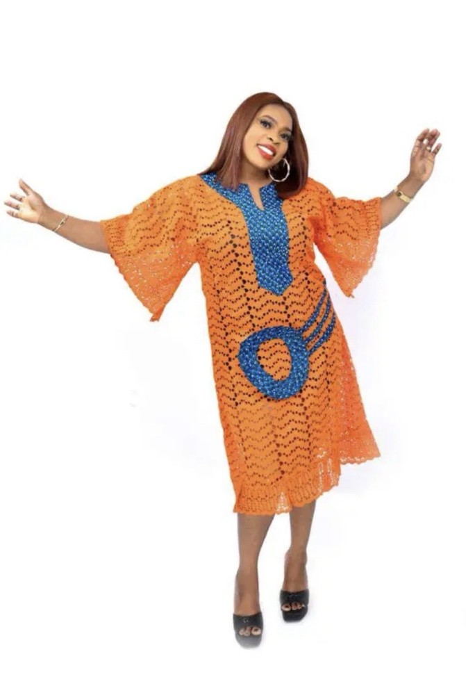 Anike Olowo -Lace/Ankara Fabric
