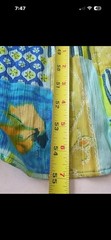 LIGHTWEIGHT Bila Maxi Dress BREATHABLE Large Blue Green Floral MUUMUU RAYON