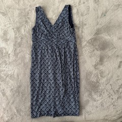 Fresh Produce Navy Blue Sleeveless Midi Dress Women&rsquo;s MEDIUM Beachy Sundress