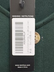 Emerald Green Button Front Dress Flutter Sleeve Cottagecore Casual M