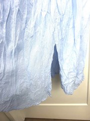 NEW LightBlue Cotton Boho Maxi Dress Oversized Relaxed Fit with Pockets Thailand