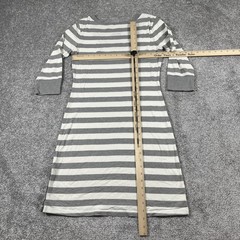 Patagonia Dress Womens Medium 3/4-Sleeved Au Bateau Stripe Cotton Blend Stretch