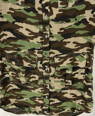 Equipment Femme Casual Camouflage Silk Short Sleeve Shirt Dress Size Medium Sale