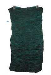 New Dress, Snap, Party Formal Green Crinkle Satin Iridescent L
